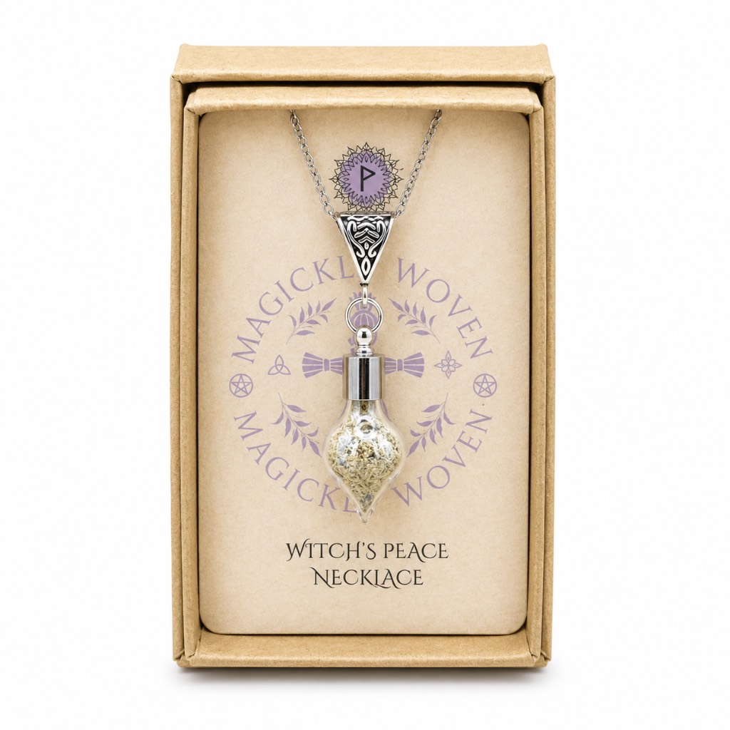 Witches Peace Amulet Necklace