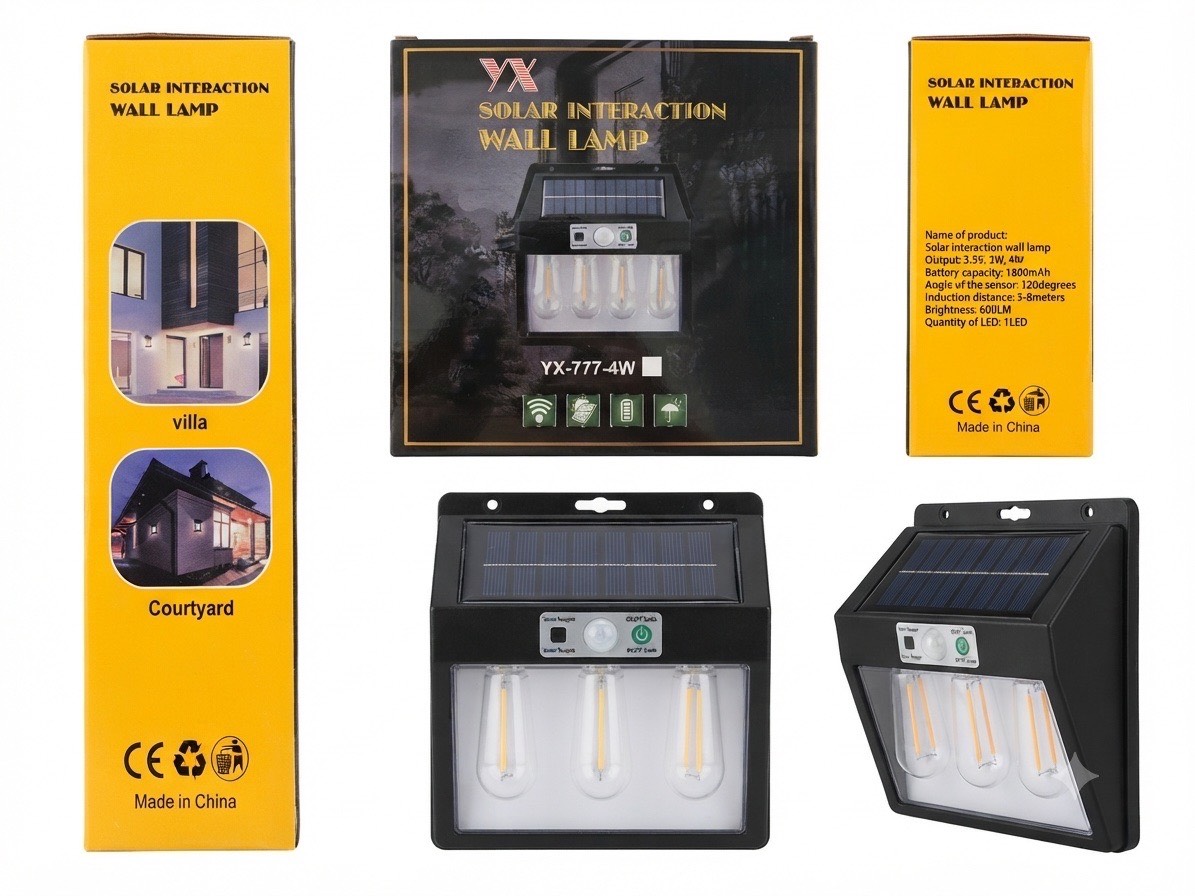 Solar lamp auto on