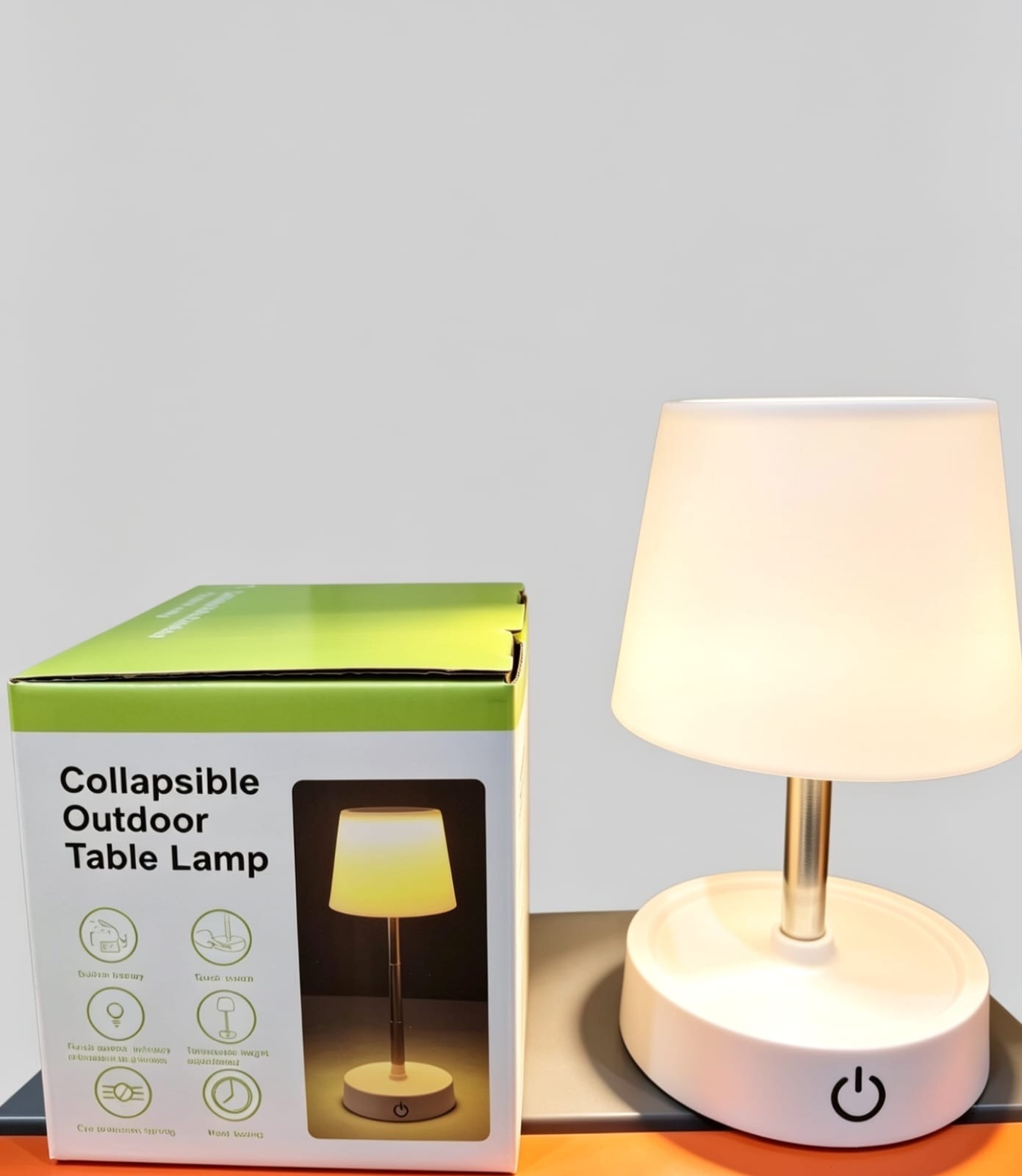 Touch lamp rechargeable