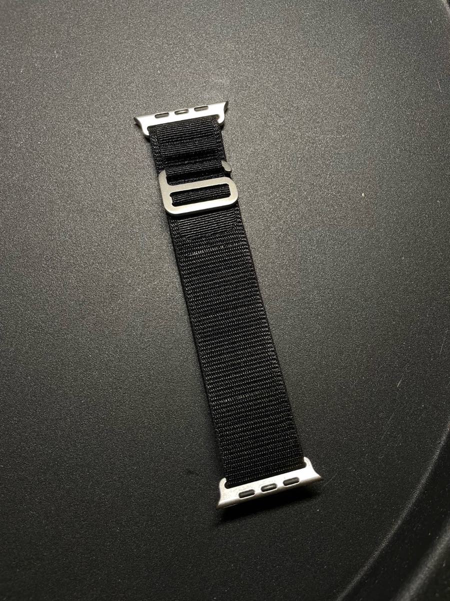 Apple Watch iwatch black nylon replacement strap 42-49mm band