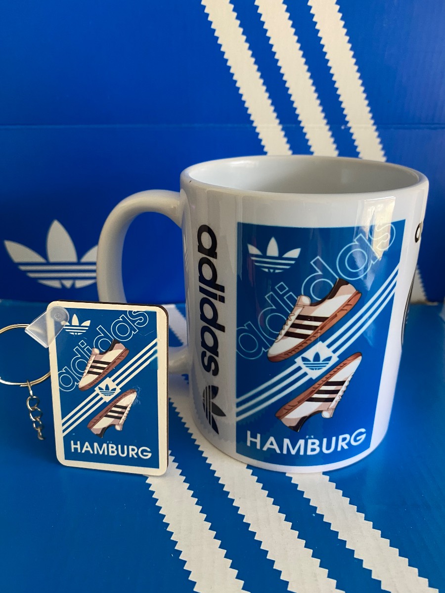 adidas HAMBURG retro design Mug & Keyring
