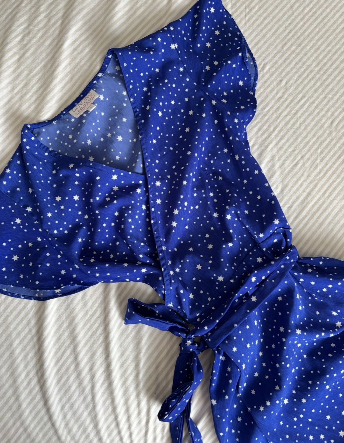 Dancing leopard maxi wrap dress