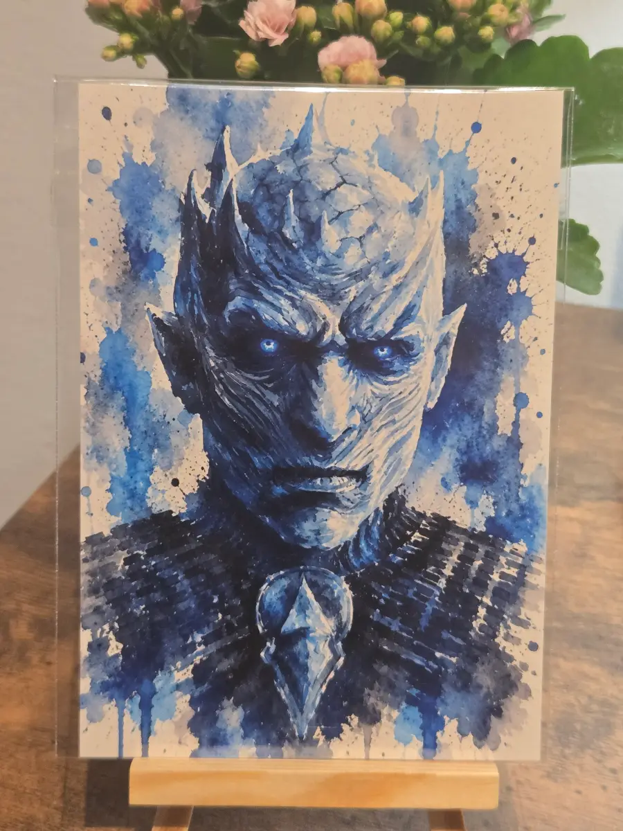 Game Of Thrones Night King 6" X 4" Photo Print - Photo Protector Included