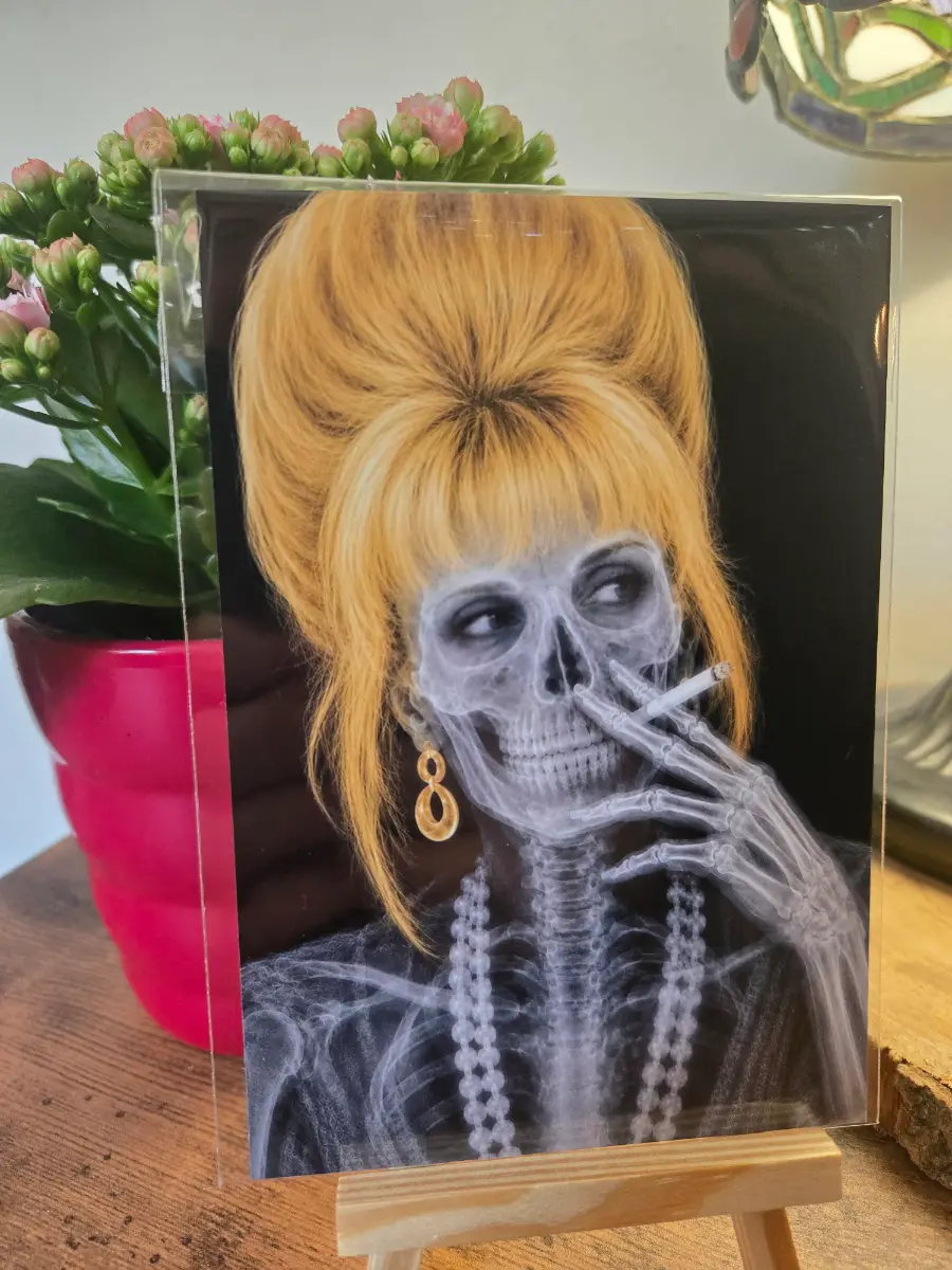 Absolutely Fabulous X-Ray Patsy 6" X 4" Photo Print - Photo Protector Included