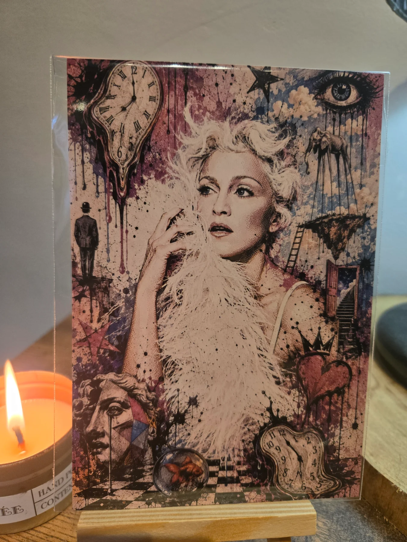 Madonna "Bedtime Surrealism" 6" X 4" Photo Print - Photo Protector Included