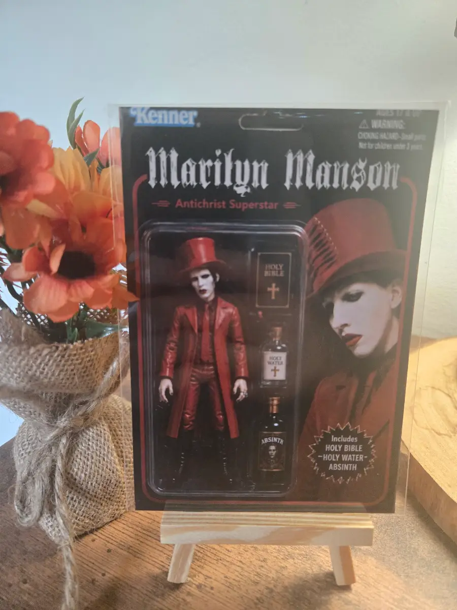 Marilyn Manson Action Figure Art Style 6" X 4" Photo Print - Cover sleeve included