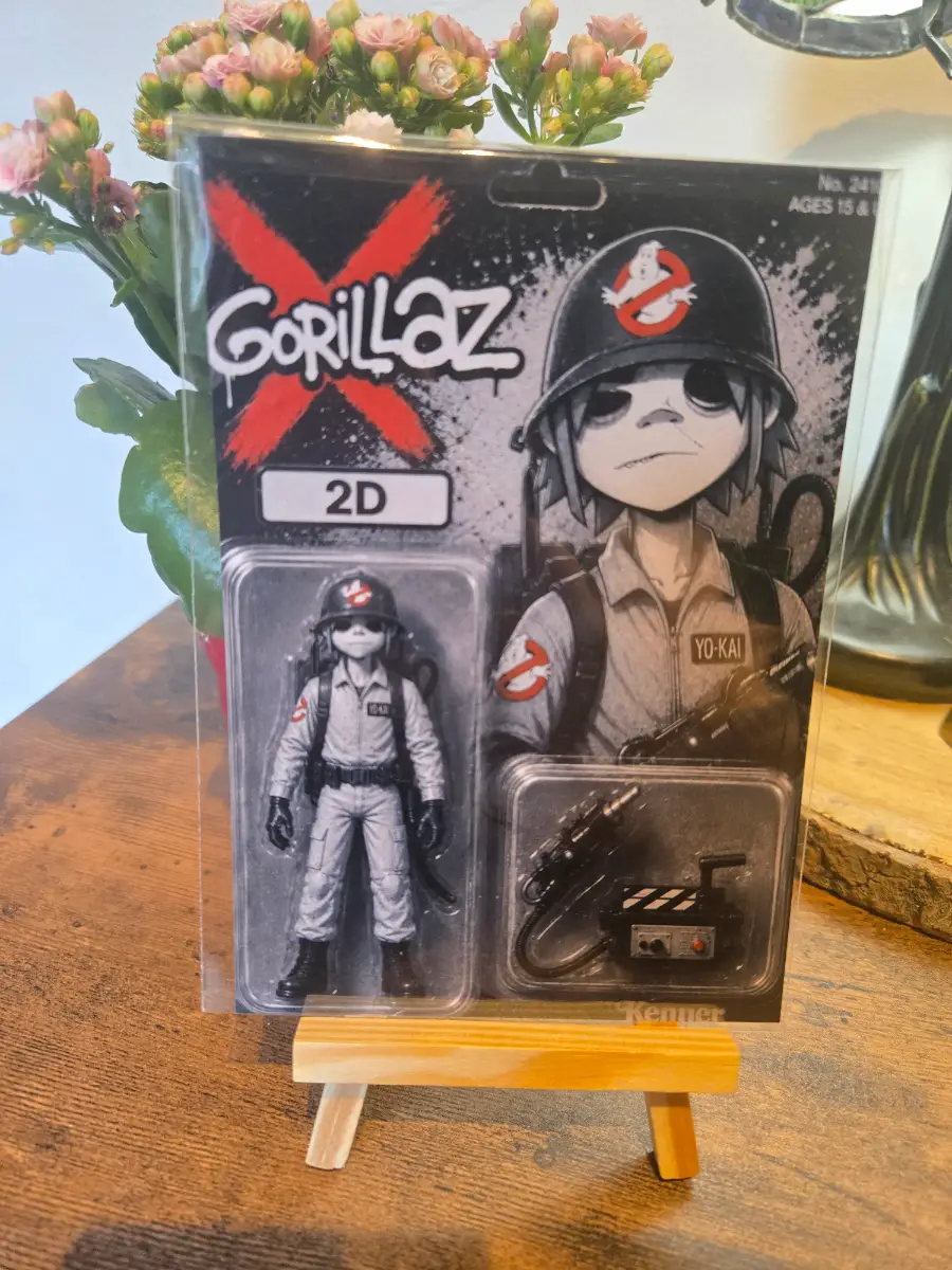Gorillaz x Ghostbusters Figure Style 6" X 4" Photo Print - Photo Protector Included