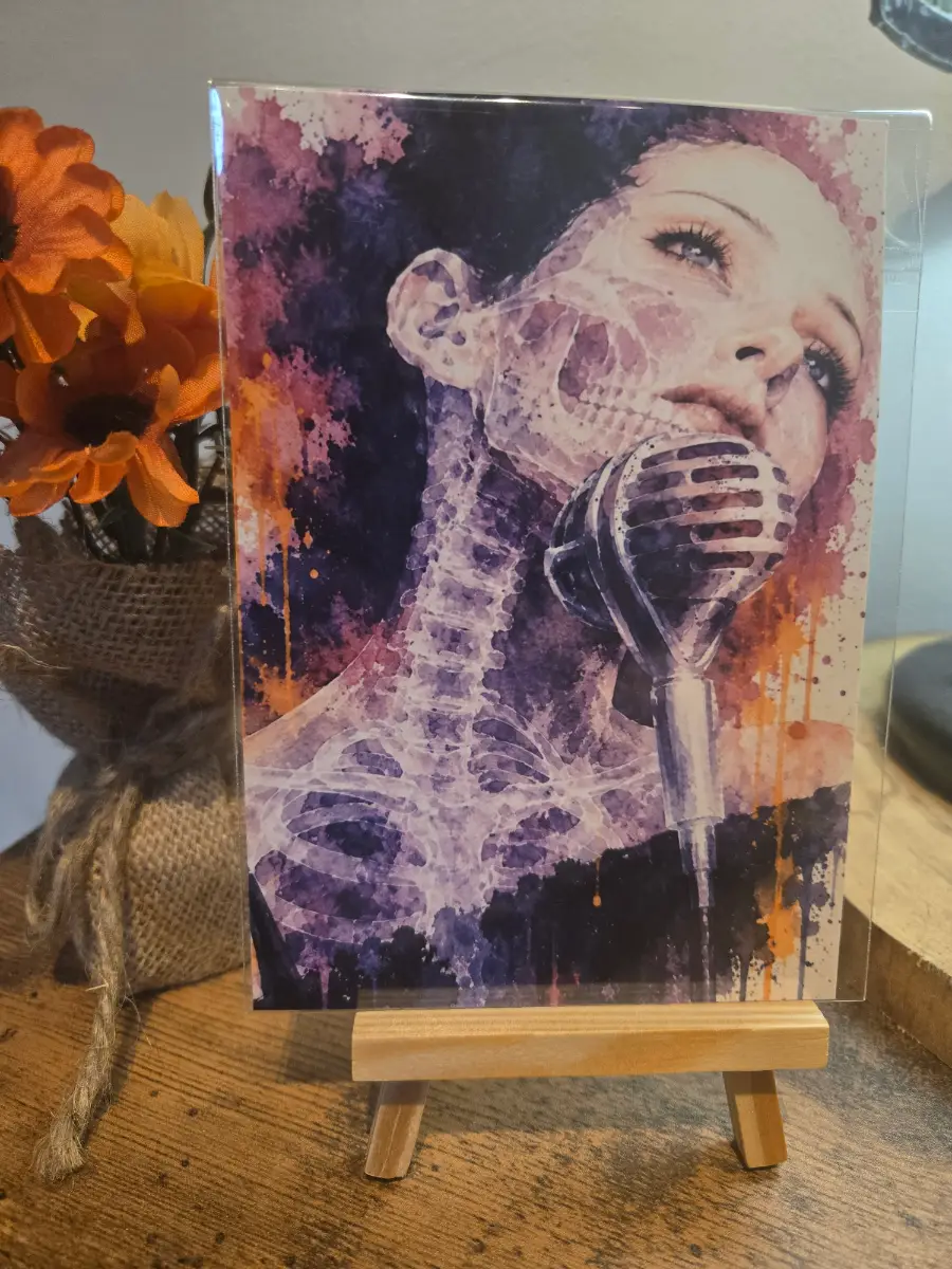 Madonna "Rain Inspired" 6" X 4" Photo Print - Cover sleeve included