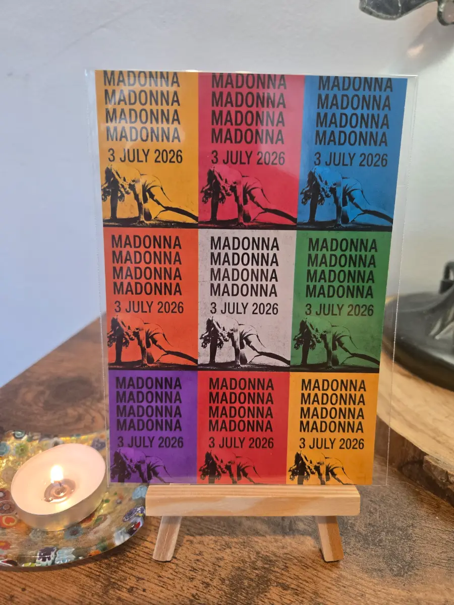 Madonna "I feel so free" 6" X 4" Photo Print - Cover sleeve included