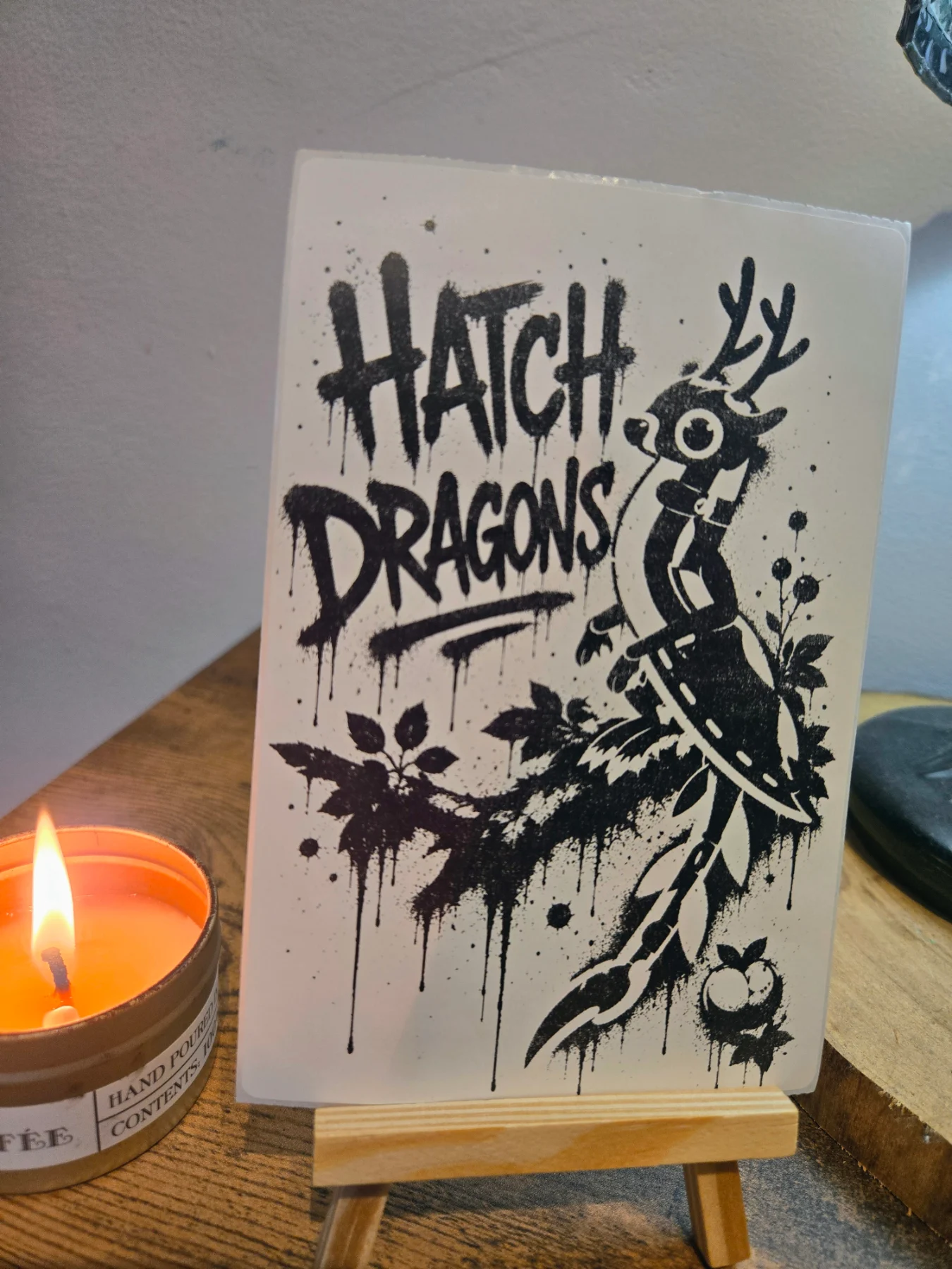 Hatch Dragons Original 6" X 4" Matte Sticker