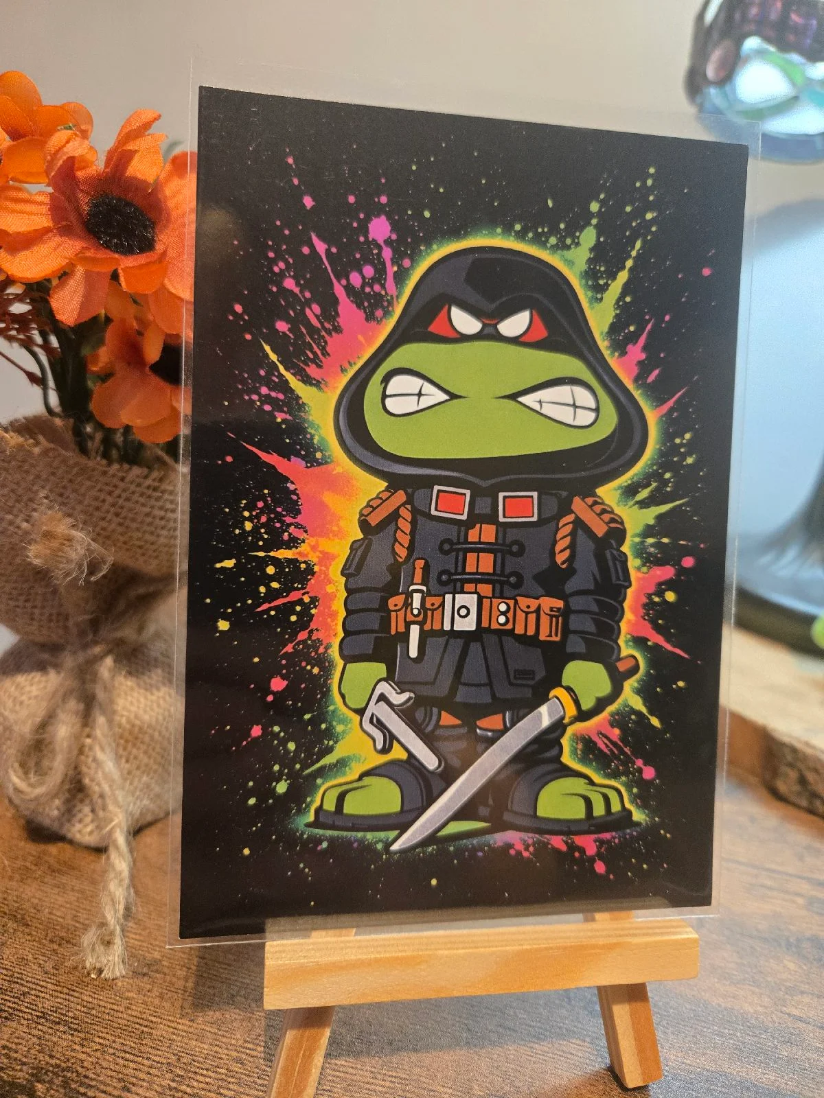 TMNT Raphael 6" X 4" Photo Print - Photo Protector Included