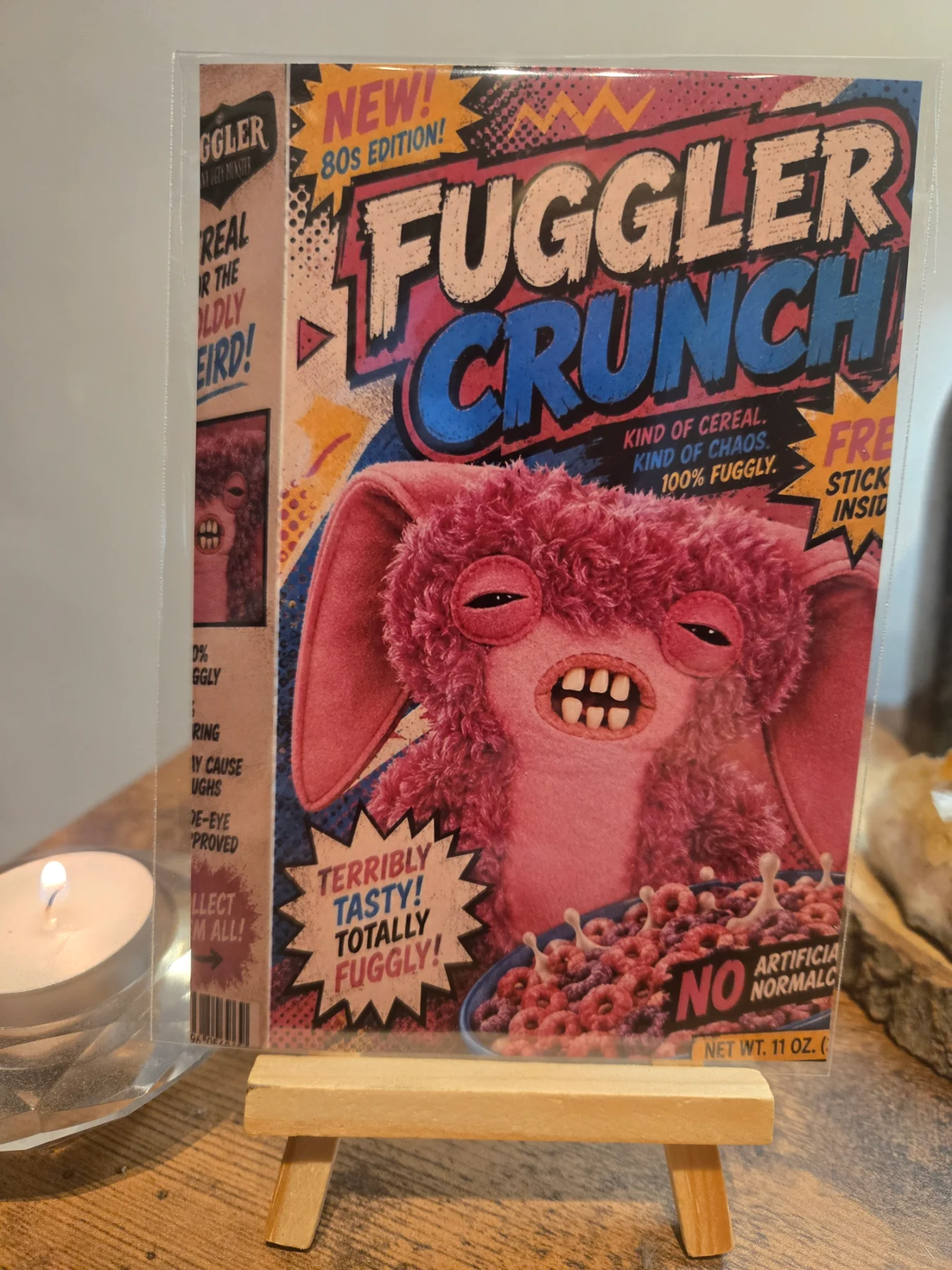Fuggler "Cereal Box Art" 6" X 4" Photo Print - Photo Protector Included