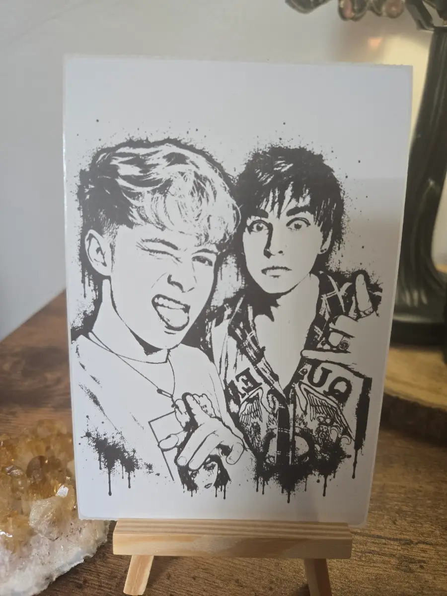 Sam And Colby Sticker Original 6" X 4" Matte Sticker