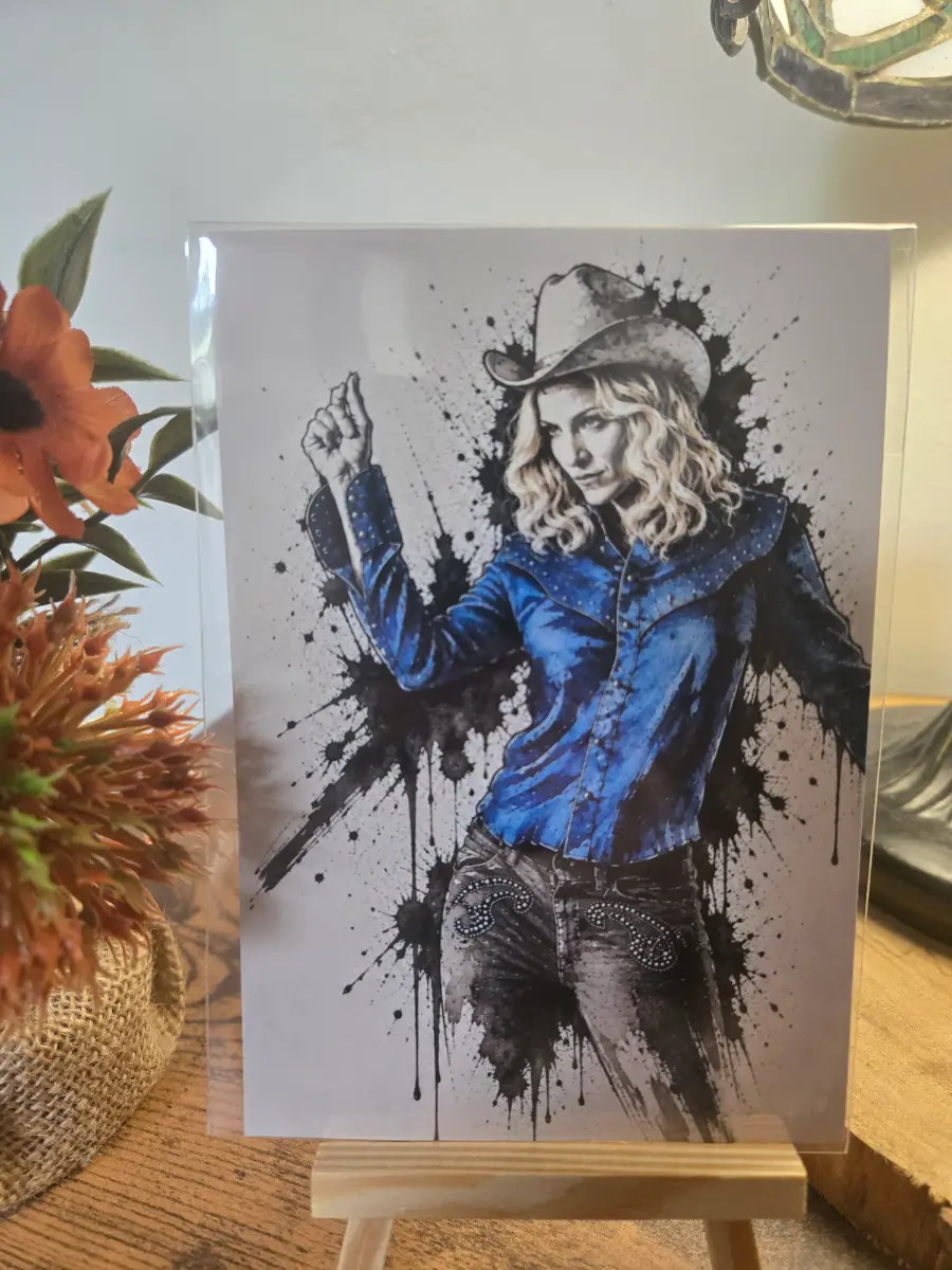 Madonna "Music" Pop Art 6" X 4" Photo Print - Cover sleeve included