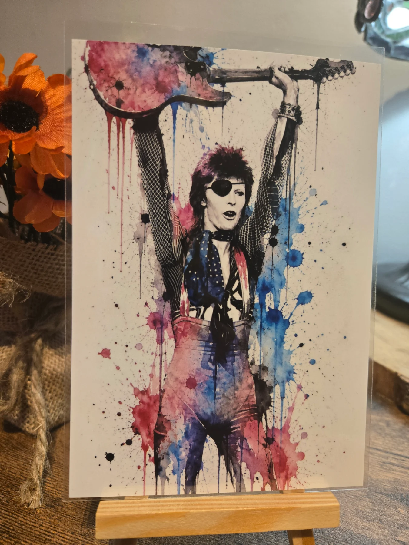 David Bowie Ziggy 6" X 4" Photo Print - Photo Protector Included