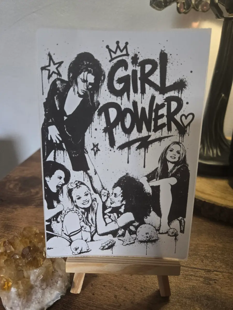 Spice Girls 90s Street Art Style Sticker Original 6" X 4" Matte Sticker