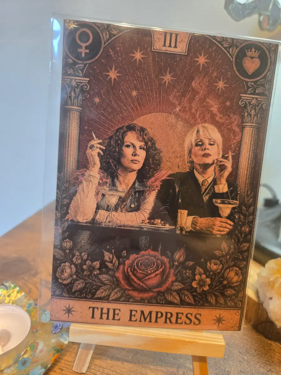 Absolutely Fabulous Tarot Card Style 6" X 4" Photo Print - Cover sleeve included