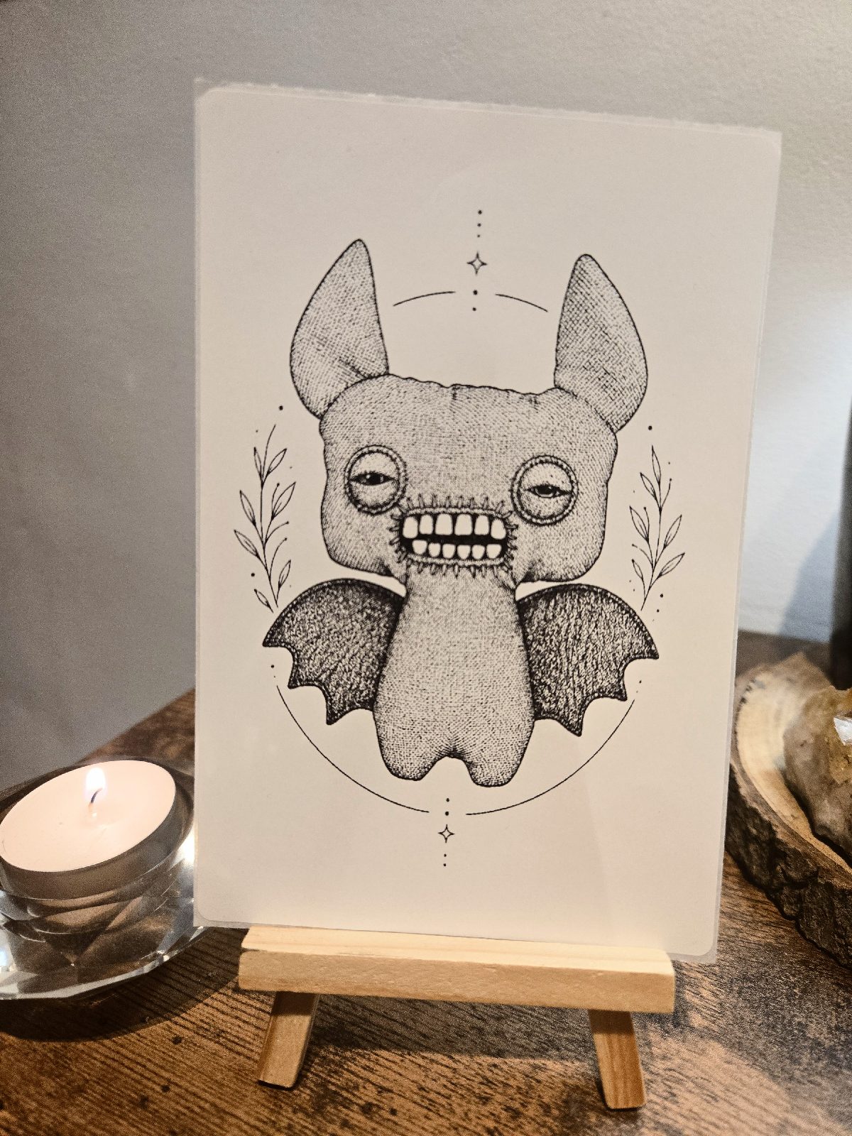 Fuggler "Vampire" Original 6" X 4" Matte Sticker