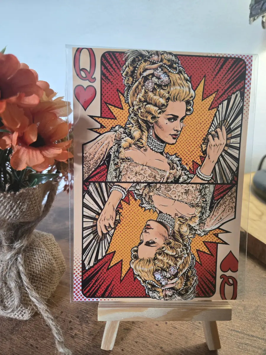 Madonna Vogue Playing Card Style 6" X 4" Photo Print - Cover sleeve included