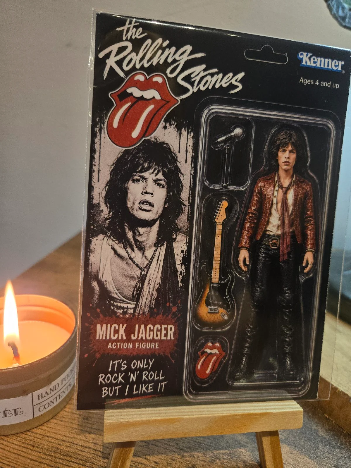 The Rolling Stones "Figure Art" 6" X 4" Photo Print - Photo Protector Included