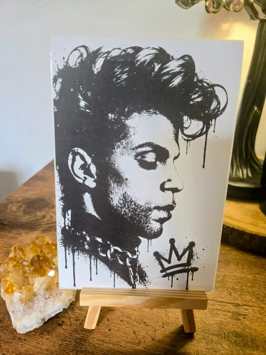 Prince 90s Street Art Style Sticker Original 6" X 4" Matte Sticker