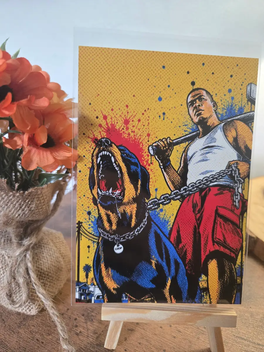 GTA V 6" X 4" Photo Print - Cover sleeve included