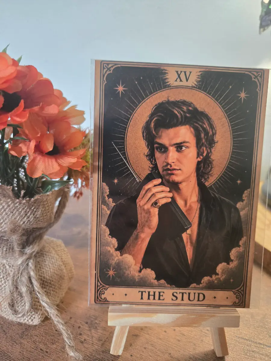 Djo Joe Keery Stranger Things Tarot Card 6" X 4" Photo Print - Cover sleeve included