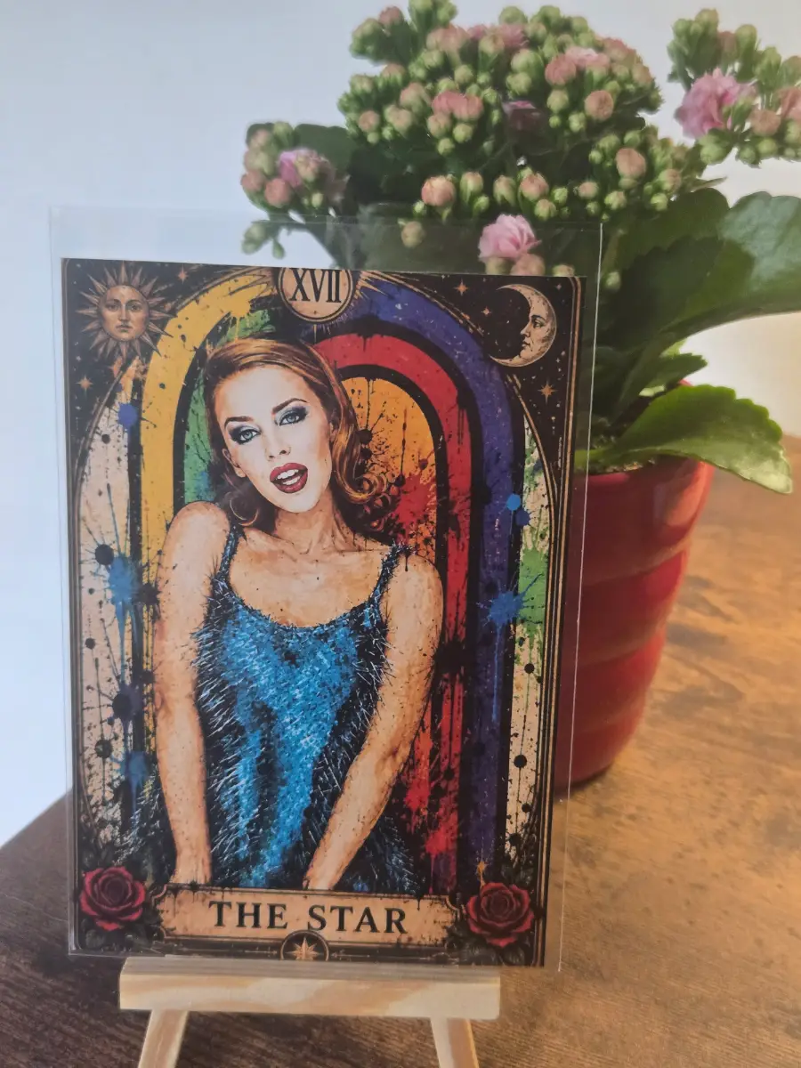 Kylie Minogue Tarot Card 6" X 4" Photo Print - Photo Protector Included