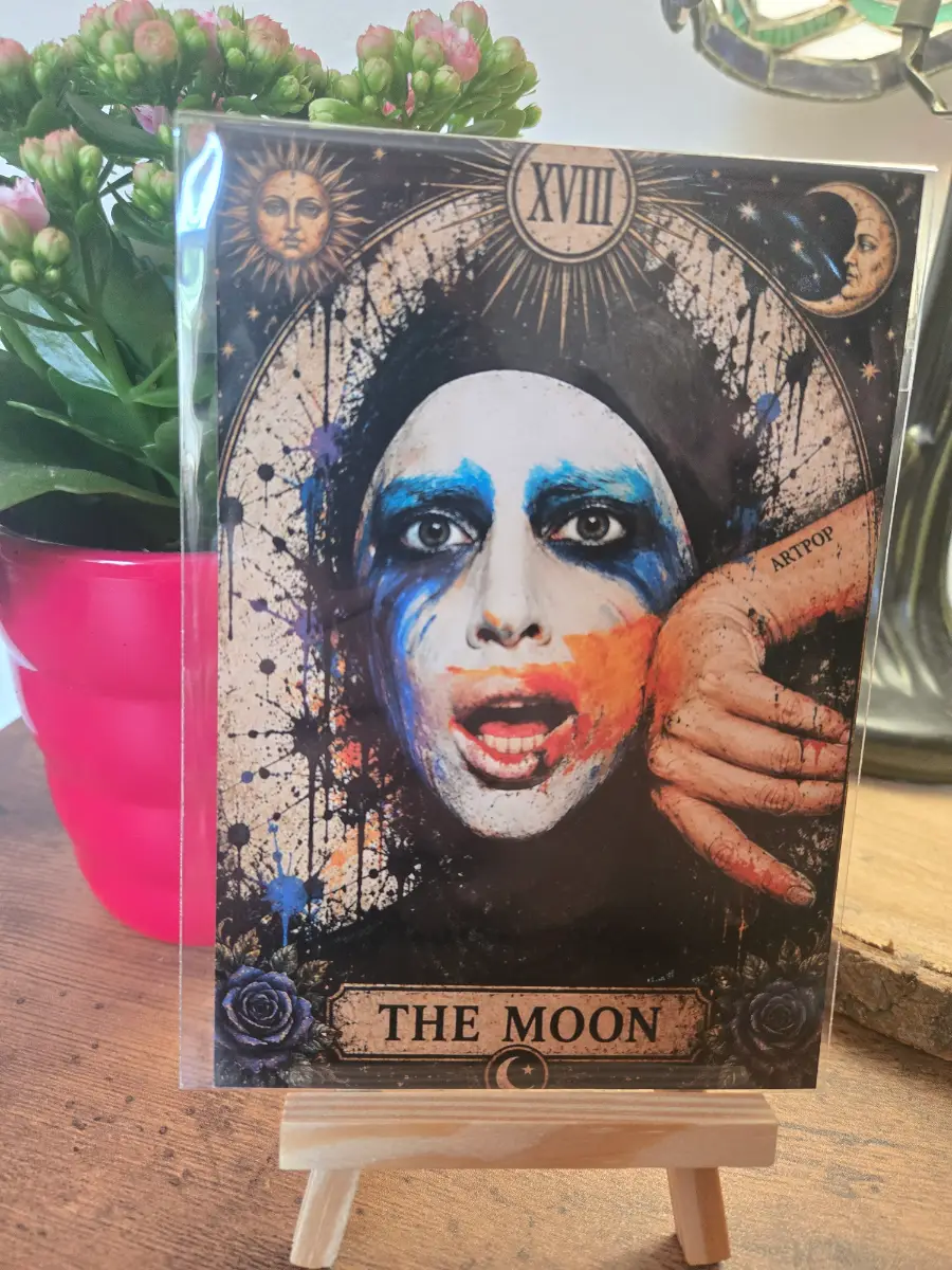 Lady Gaga Tarot Card Style Print 6" X 4" Photo Print - Photo Protector Included