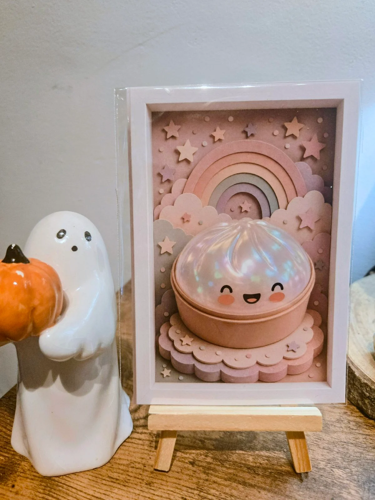 Squishy Dumpling 3D Art 6" X 4" Photo Print - Photo Protector Included
