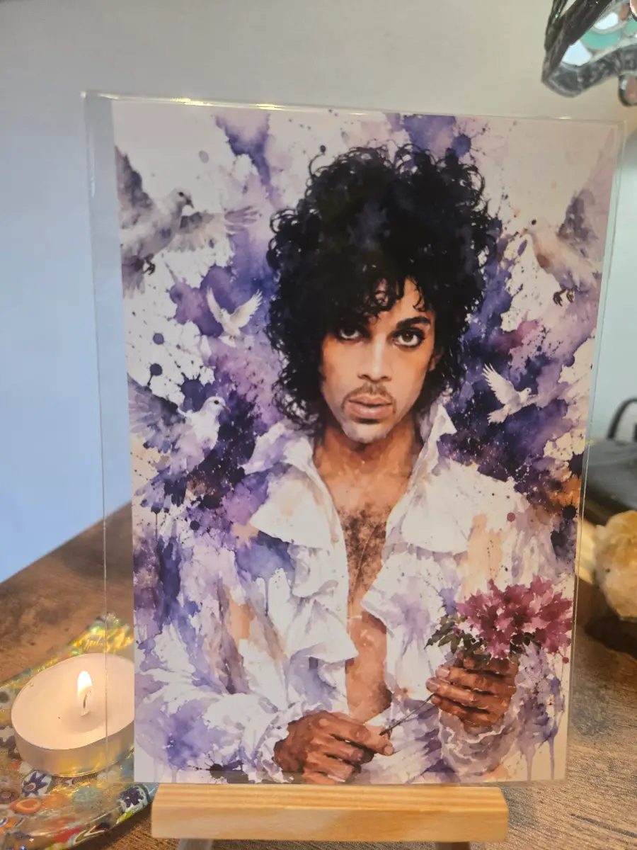 Prince "When Doves Cry" Inlsplash 6" X 4" Photo Print - Cover sleeve included