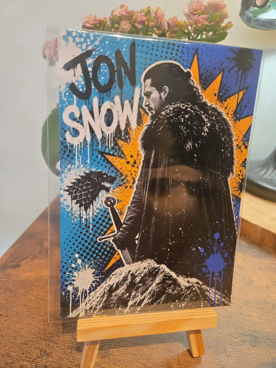 Game Of Thrones "Jon Snow" 6" X 4" Photo Print - Photo Protector Included