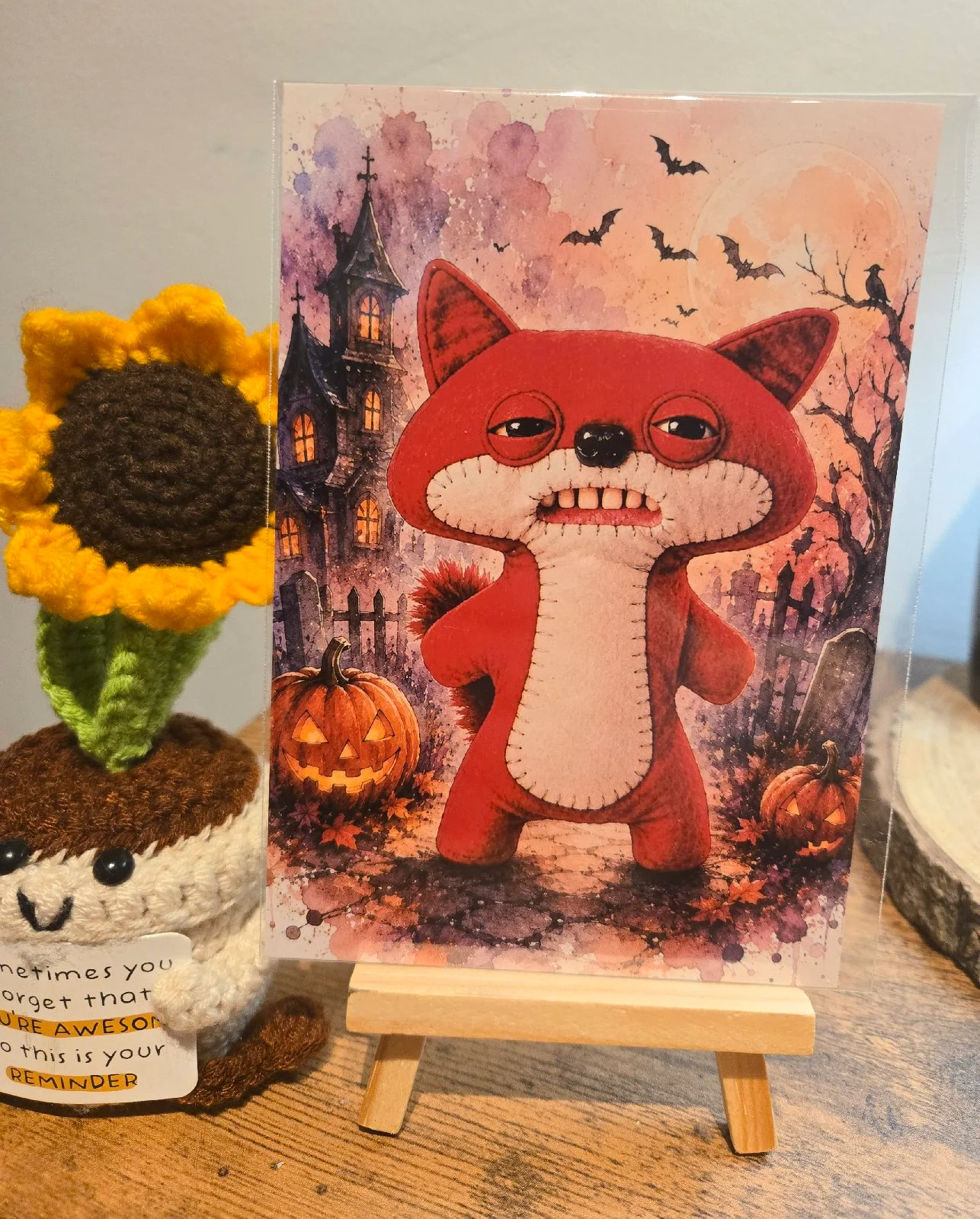 Fuggler Halloween Scene 6" X 4" Photo Print - Photo Protector Included