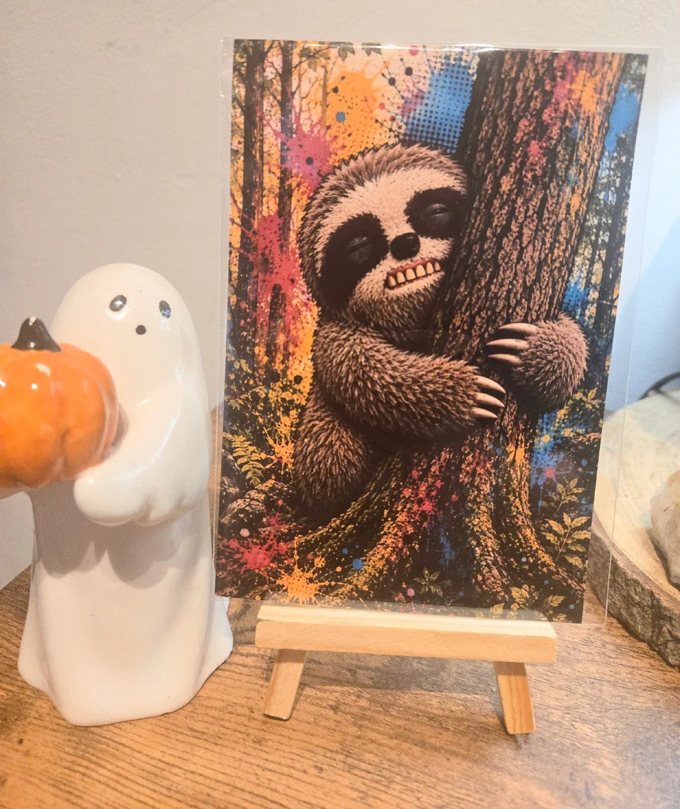 Fuggler Sloth Hugger 6" X 4" Photo Print - Photo Protector Included