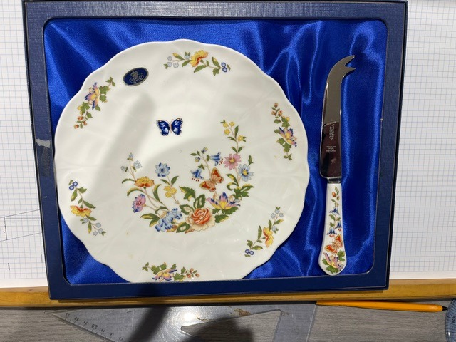 Aynsley Bone China Cheese plate