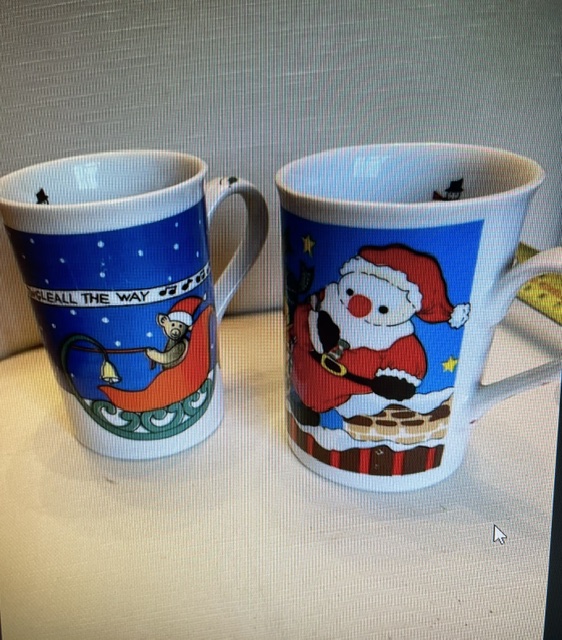 Novelty Christmas mugs