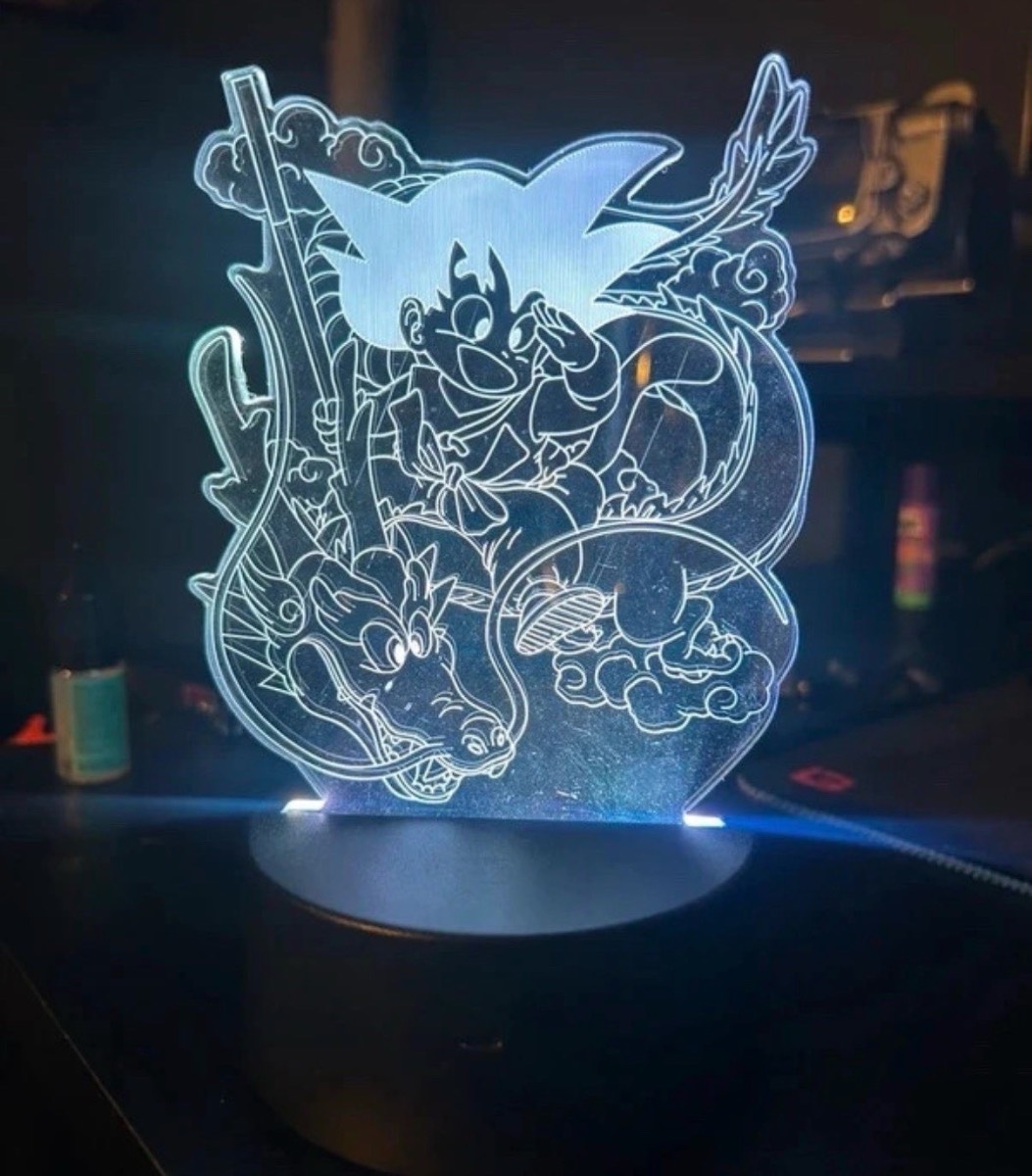 Dragon ball led desk light