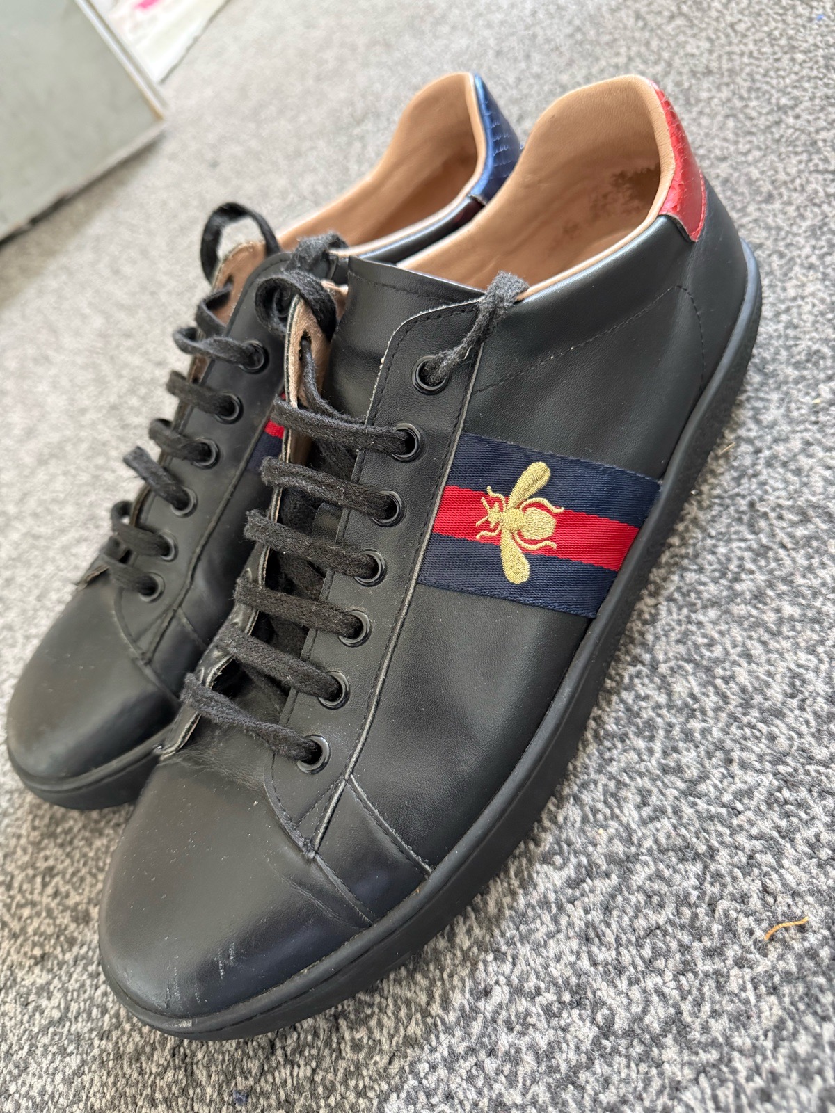 Gucci ace bee sneakers Size 9