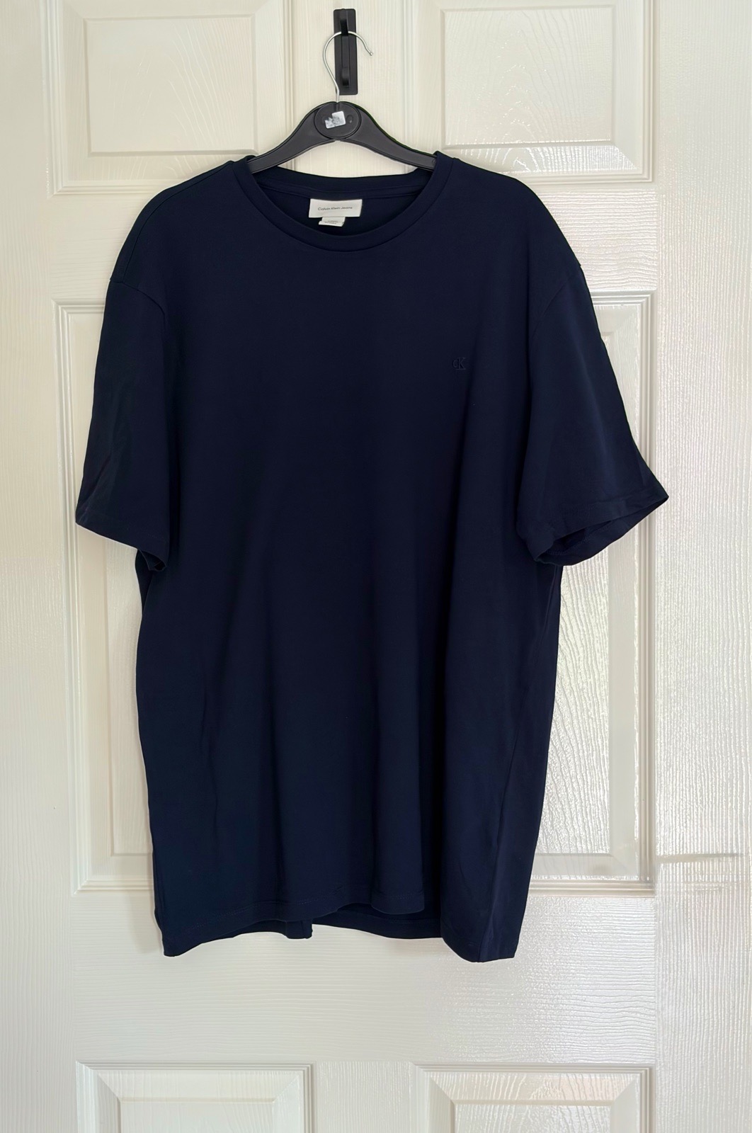 Calvin Klein Jeans Short Sleeve T-shirt Navy Blue Men’s XL