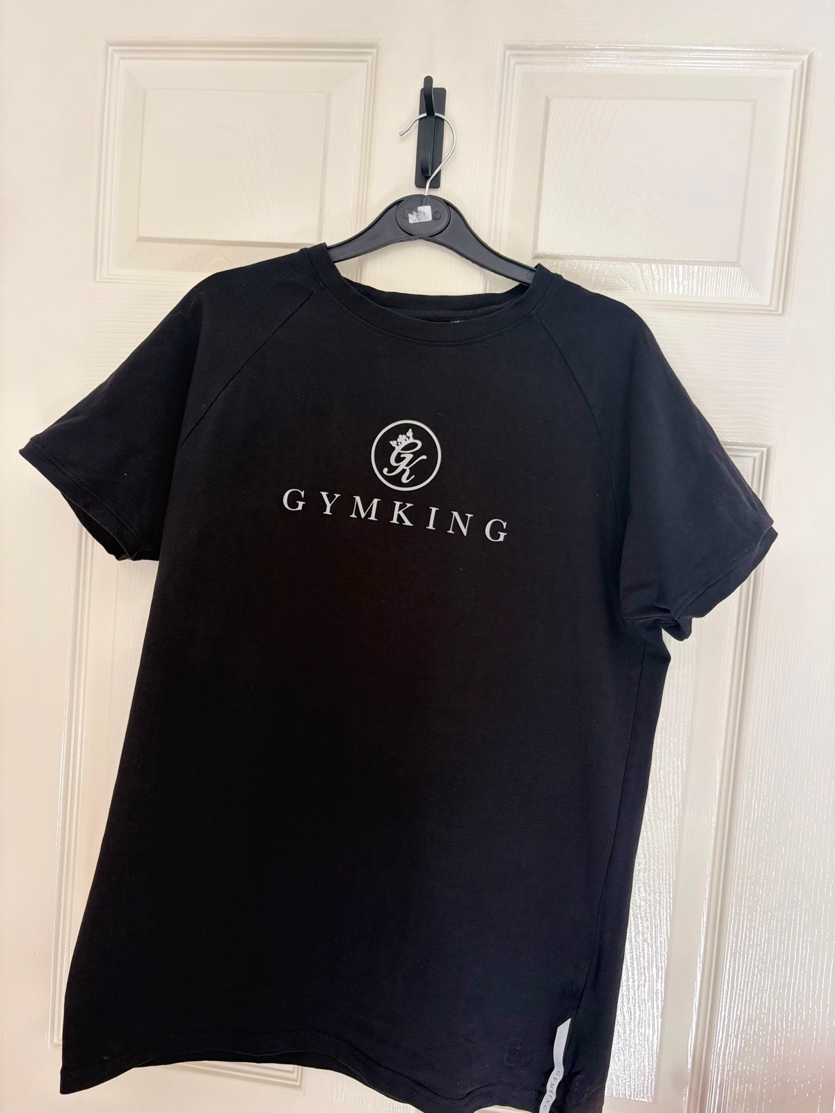 Gym King Jersey Short Sleeve T-shirt Black Size Men’s Large