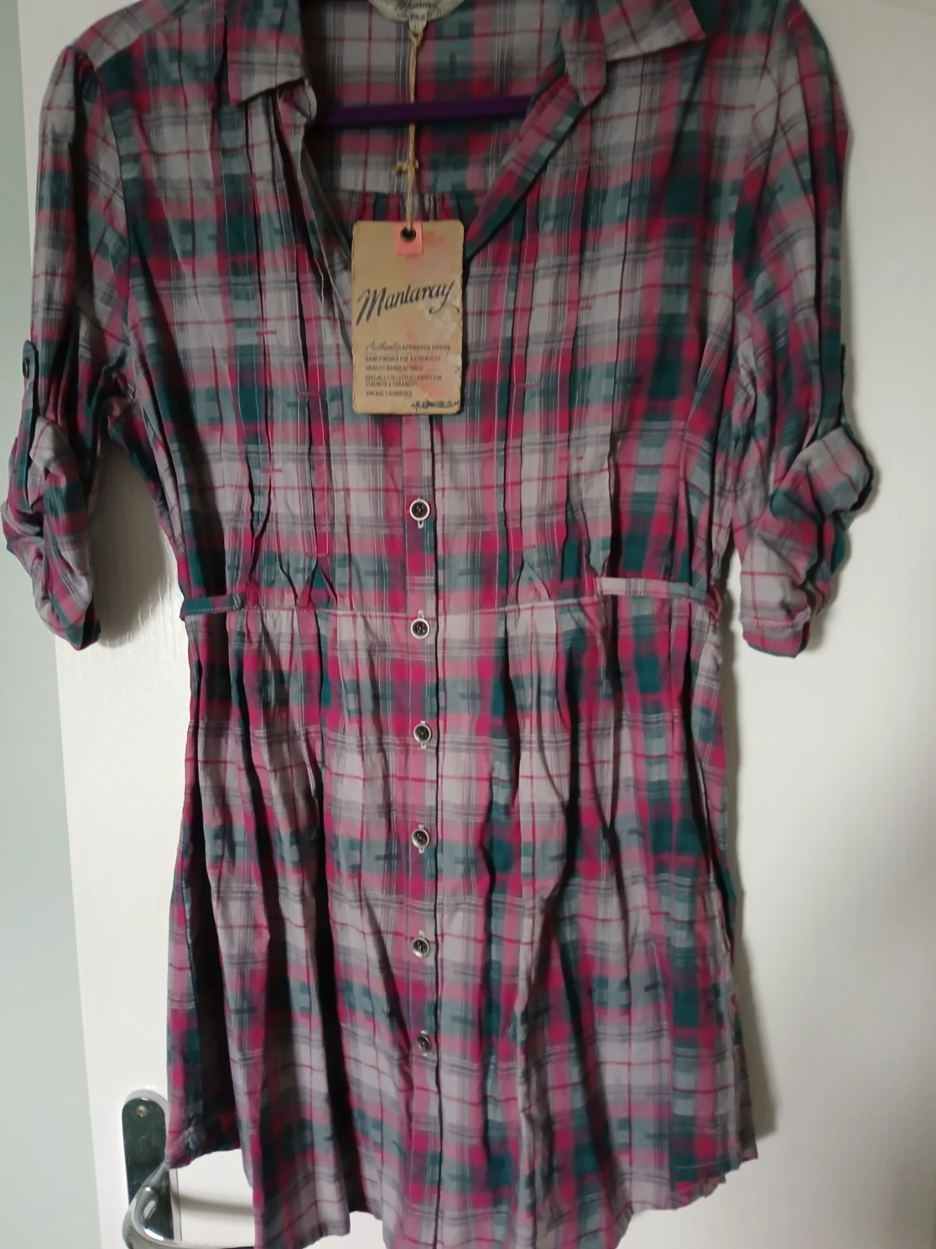 Mantaray tunic blouse