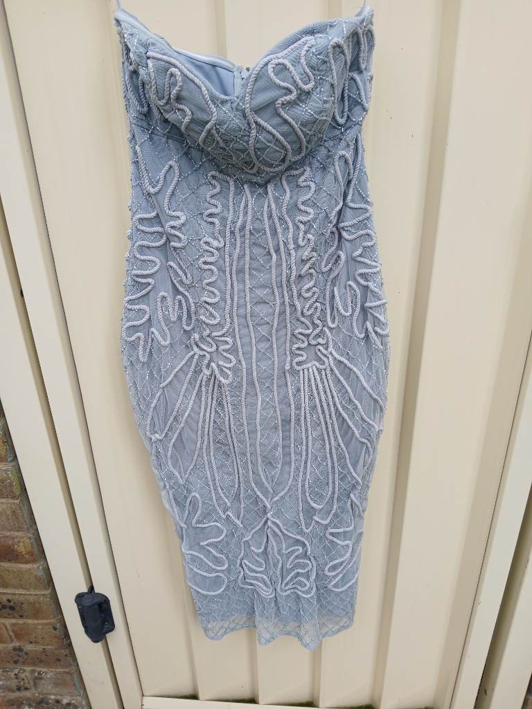 Asos design beaded bodycon dress