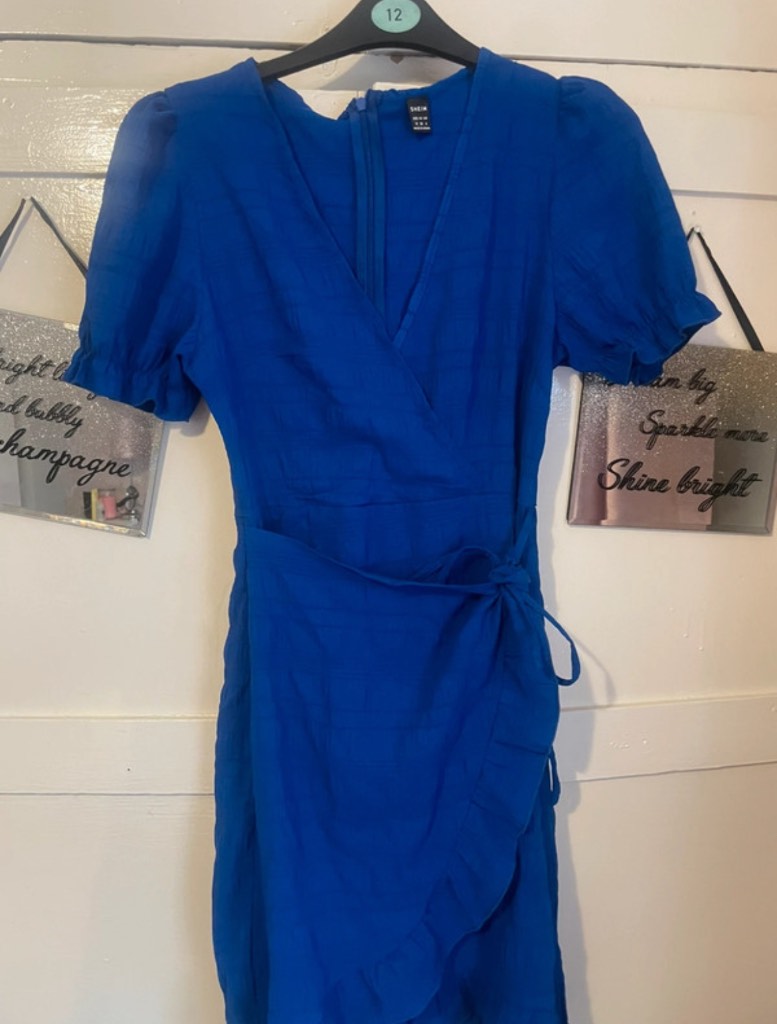 Royal blue women's dress