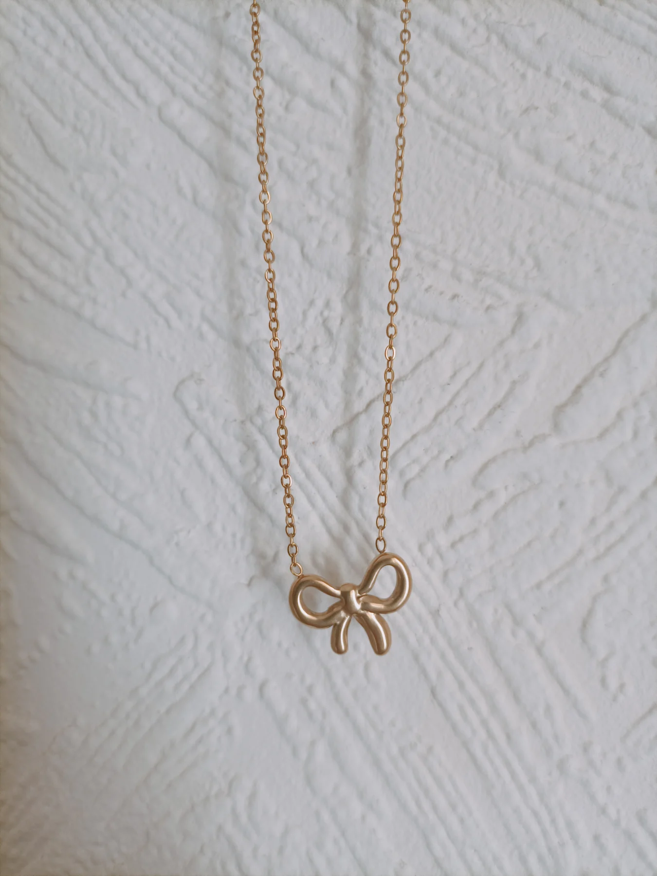Stainless steel anti tarnish necklace