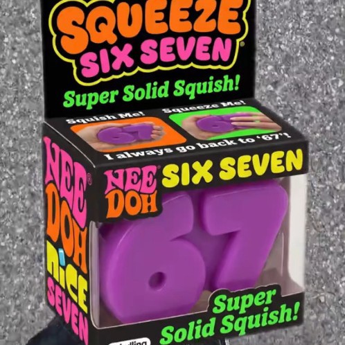 Nee doh '67' viral squishy toy kids Sensory