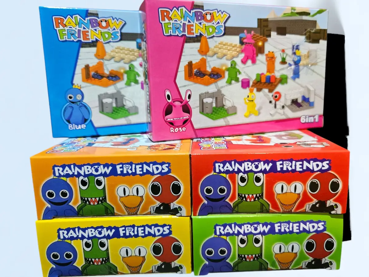 Rainbow friends lego complete set x6 boxes