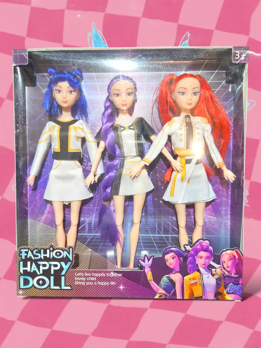 K pop demon hunter dolls 3pc pack brand new