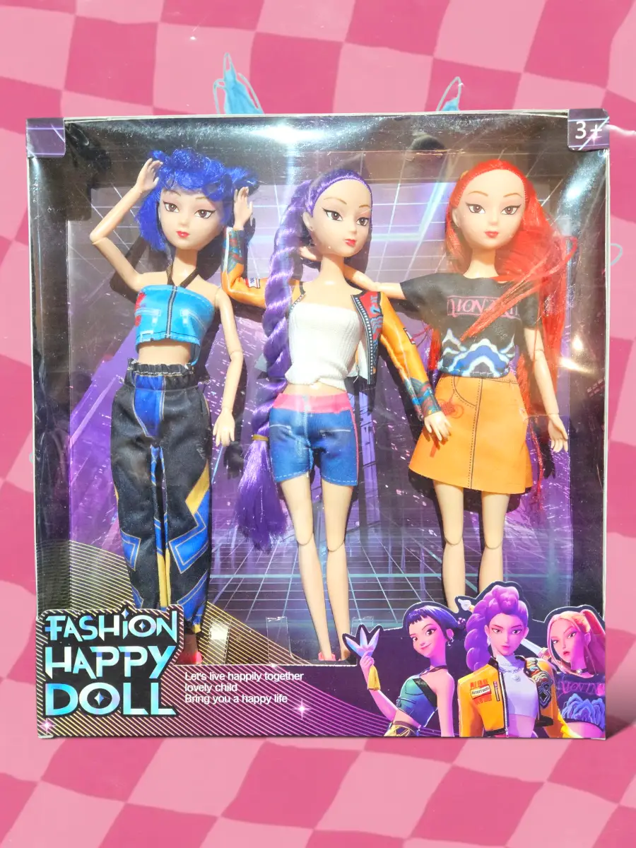 K-pop demon hunters x3 dolls multipack brand new