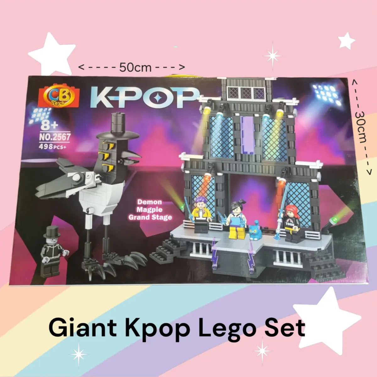 K-Pop demon hunters large lego set stage build brand new kpop zoey rumi mira