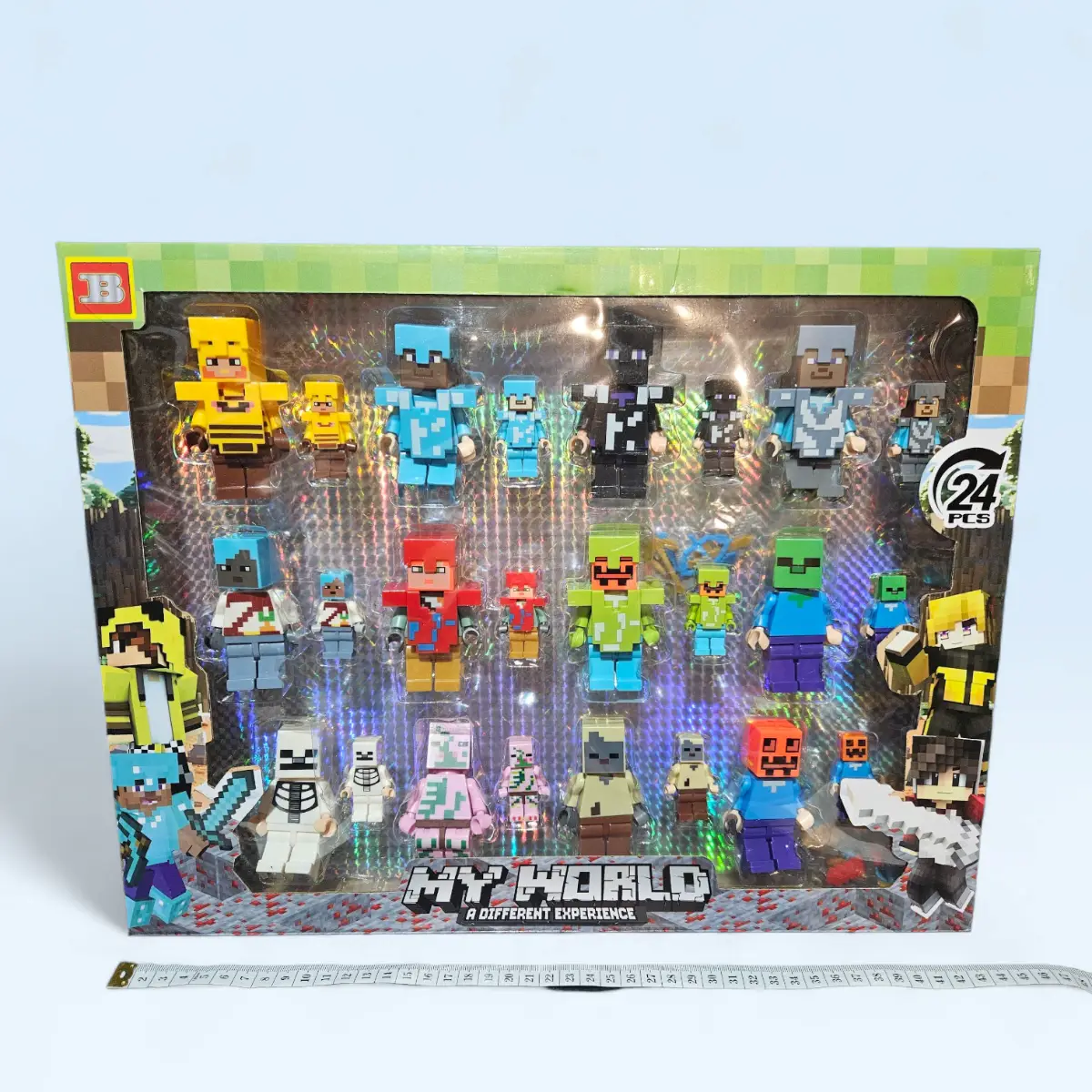 Minecraft figures / toys 24pc mega set brand new